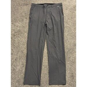 Vuori Pants Mens 34x30 Gray Chino Performance Stretch V489 Drawstring